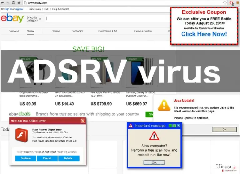 An image of the ADSRV virus