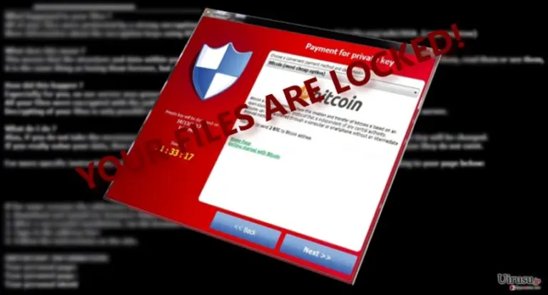 The picture displaying CryptoTorLocker
