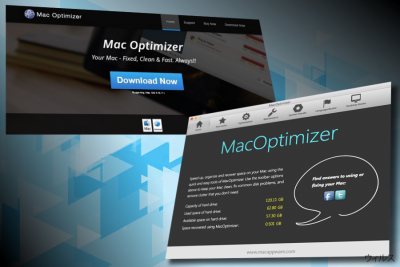 Mac Optimizer ウィルスの例
