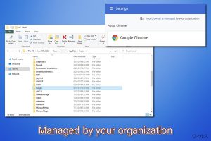 Chrome  "Managed by your organization" ウィルス