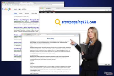 StartPageing123 ウィルスのイメージ