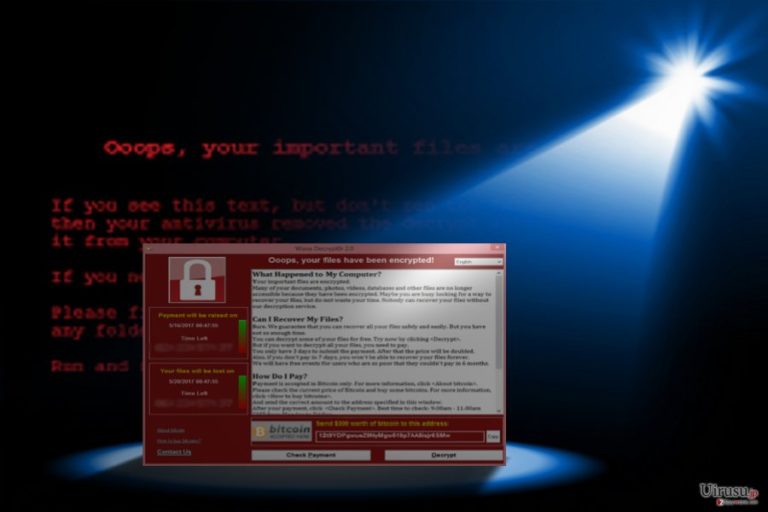 WannaCry 3.0 が現れたことを示す写真